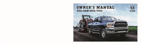 2013 RAM 3500 Owners Manual